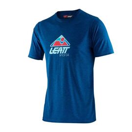 Футболка Leatt Core T-Shirt, Cobolt, 2021, 5021800120, Вариант УТ-00233621: Размер: L, изображение  - НаВелосипеде.рф