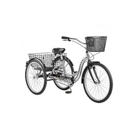 Городской велосипед-трицикл STELS Energy-I V030 26" 2017 , Вариант УТ-00237872: Рама: 16" (Рост: 150-165 см.), Цвет:  Серый/чёрный , изображение  - НаВелосипеде.рф