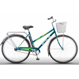 Дорожный велосипед STELS Navigator-300 Z010 Lady 28" 2018 , Вариант УТ-00237902: Рама: 20" (Рост: 178-185 см.), Цвет: Морская-волна, изображение  - НаВелосипеде.рф