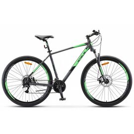 Горный велосипед STELS Navigator 920 MD V010 29" 2020, Вариант УТ-00237894: Рама: 18,5" (Рост: 167-180 см.), Цвет: Антрацитовый/Зеленый , изображение  - НаВелосипеде.рф
