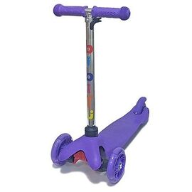 Самокат BIBITU "JAY", детский, трехколесный, фиолетовый, SKL-06L-PR, изображение  - НаВелосипеде.рф