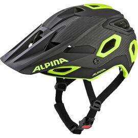 Велошлем Alpina Rootage, черно-неоновый желтый 2020, Вариант УТ-00197433: Размер: 52-57 см, изображение  - НаВелосипеде.рф