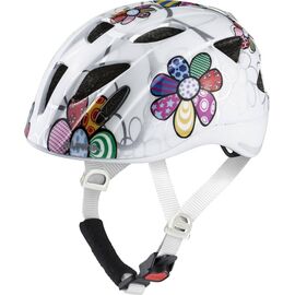 Велошлем детский Alpina Ximo Flash White Flower 2020, Вариант УТ-00197373: Размер: 49-54 см, изображение  - НаВелосипеде.рф