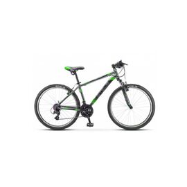 Горный велосипед Stels Navigator 590 V  K010 26"  2020 , Вариант УТ-00211527: Рама: 16" (Рост: 150-165см) Цвет:  Серый/Зеленый , изображение  - НаВелосипеде.рф