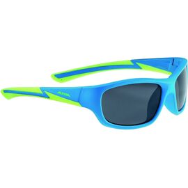 Очки велосипедные Alpina FLEXXY YOUTH, солнцезащитные, детские, blue matt-lime, 8564481, изображение  - НаВелосипеде.рф