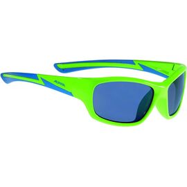 Очки велосипедные Alpina FLEXXY YOUTH, детские, neon green-blue, A8564371, изображение  - НаВелосипеде.рф