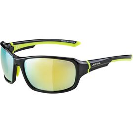 Очки велосипедные Alpina Lyron, Black/Neon/Yellow, A 8630_35, изображение  - НаВелосипеде.рф