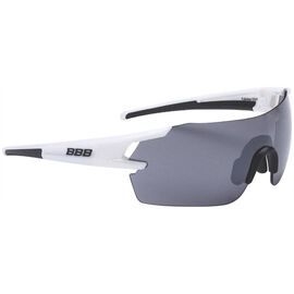 Очки велосипедные BBB FullView PC, Smoke flash mirror lens белый- черный, BSG-53, изображение  - НаВелосипеде.рф