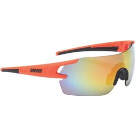 Очки велосипедные BBB FullView PC, Smoke orange MLC lens оранжевый- черный, BSG-53, изображение  - НаВелосипеде.рф