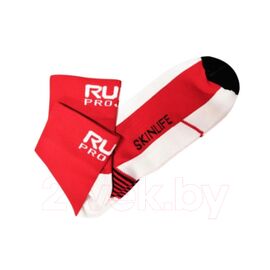 Носки велосипедные Rudy Project SKINLIFE TEKNOELASTIC, White/Red, RU430373, Вариант УТ-00196279: Размер: L, изображение  - НаВелосипеде.рф