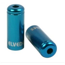 Колпачок для рубашки переключения ELVEDES, Ø4,2мм. Материал: алюминий. Цвет: синий, ELV2012009, изображение  - НаВелосипеде.рф
