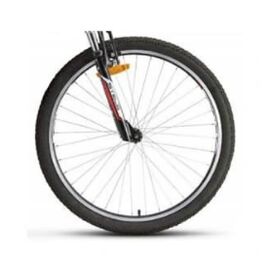 Колесо велосипедное STELS, 26", переднее, в сборе, для Focus, одинарный обод, под гайку, 630064, изображение  - НаВелосипеде.рф