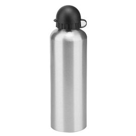 Фляга велосипедная Stels CB-1587L, 750 мл, алюминий, серебряный, 550065, LU069313, изображение  - НаВелосипеде.рф