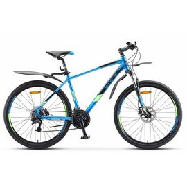 Горный велосипед Stels Navigator 645 D V020 26" 2020, LU094344, Вариант УТ-00209728: Рама: 18" (Рост: 167-178см), Цвет:  Синий, изображение  - НаВелосипеде.рф