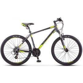 Горный велосипед STELS Navigator-630 V 26" K010 2019, LU079943, Вариант УТ-00225880: Рама: 18"  (Рост: 165-180 см), Цвет: чёрный/жёлтый, изображение  - НаВелосипеде.рф