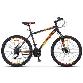 Горный велосипед STELS Десна-2610 MD 26" F010 2019, LU086111, Вариант УТ-00225886: Рама: 20"  (Рост: 175-190 см), Цвет: Темно-серый/Оранжевый, изображение  - НаВелосипеде.рф