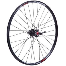 Колесо велосипедное STG, 26", заднее, под дисковый тормоз, QR, 32Н, втулка SF B39F, Х95052, изображение  - НаВелосипеде.рф