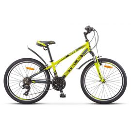 Подростковый велосипед STELS Navigator 440 V030 24" 2019, Вариант УТ-00208928: Рама: 13", (Размер: 130-145см.),  Цвет: Лайм, изображение  - НаВелосипеде.рф