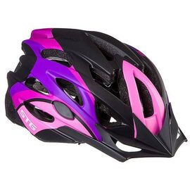 Велошлем STG MV29-A, розовый/фиолетовый/черный, Х89036, Вариант УТ-00208881: Размер: L, изображение  - НаВелосипеде.рф