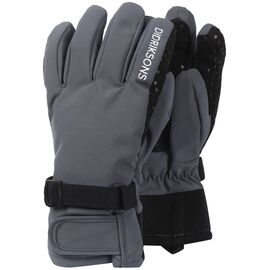 Перчатки подростковые Didriksons FIVE YT GLOVE, стальной, 503440, Вариант УТ-00229410: Размер: 5, изображение  - НаВелосипеде.рф