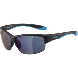 Очки велосипедные Alpina Flexxy Youth HR, солнцезащитные, детские, Black Matt Blue/Blue Mirror, A86523_30, изображение  - НаВелосипеде.рф