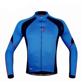 Веломайка Santic, длинный рукав, размер L (EU-M), голубой, WC01012BL, изображение  - НаВелосипеде.рф