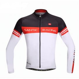 Веломайка Santic, длинный рукав, размер XXXL (EU-XXL), белый, M5C01063WXXXL, изображение  - НаВелосипеде.рф