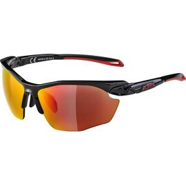 Очки велосипедные Alpina Twist Five HR, Black/Red CMR+, A8593035, изображение  - НаВелосипеде.рф