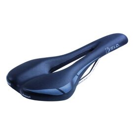 Седло велосипедное VELO WIDE:CHANNEL SPEED, спорт, 279х135мм, черно-серое, 5-250251, изображение  - НаВелосипеде.рф