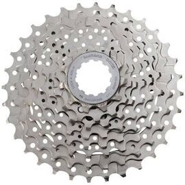 Кассета велосипедная Shimano Claris HG50, 8 скоростей, 11-28, никелированная ECSHG508128P, изображение  - НаВелосипеде.рф
