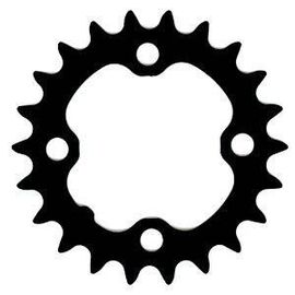 Звезда передняя для велосипеда Shimano Deore XT для FC-M760, 22T, черная Y1F822000, изображение  - НаВелосипеде.рф