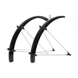 Крылья велосипедные SKS Bluemels, 20", металлопластик, 45 mm, черный, 10256, изображение  - НаВелосипеде.рф