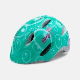 Велошлем детский Giro SCAMP, глянцевый бирюзовый/пузырьки, 2016, Вариант УТ-00033896: Размер: S (49-53 см), изображение  - НаВелосипеде.рф