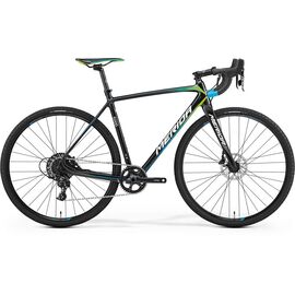 Циклокроссовый велосипед Merida CycloСross 5000 2017, Вариант УТ-00037440: Рама: L 56 (Рост: 175 - 180 cm), Цвет: черно-синий, изображение  - НаВелосипеде.рф