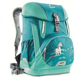 Велосипедный рюкзак Deuter OneTwo, для детей, 42 x 30 x 22, 20 л, бирюзовый, 3830116_3037, изображение  - НаВелосипеде.рф
