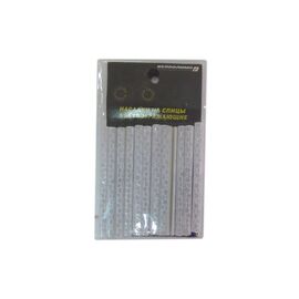 Светоотражающие насадки на спицы Светлячок, L: 7см, 12 штук, белые, FFF00034, изображение  - НаВелосипеде.рф