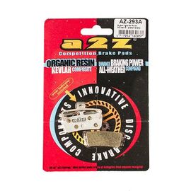 Тормозные колодки A2Z, AZ, Avid X0 Trail, 4-Piston, серебристый, AZ-293A, изображение  - НаВелосипеде.рф
