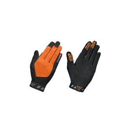 Велоперчатки GripGrab Vertical, черно-оранжевые, 1050L011, Вариант УТ-00048317: Размер: L, изображение  - НаВелосипеде.рф