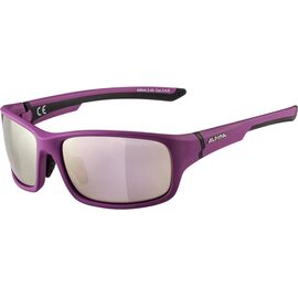 Очки велосипедные Alpina Lyron S, солнцезащитные, Purple Matt-Black/Rose-Gold Mirror, A86443_50, изображение  - НаВелосипеде.рф