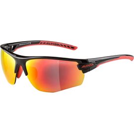 Очки велосипедные Alpina Tri-Scray 2.0 HR, Black-Red/Red Mirror+Clear+Orange Mirror, A8642332, изображение  - НаВелосипеде.рф