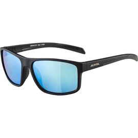 Очки велосипедные Alpina Nacan I, солнцезащитные, Black Matt/Blue Mirror, A8649331, изображение  - НаВелосипеде.рф