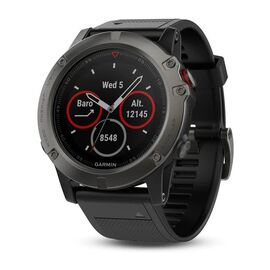 Смарт-часы Garmin fenix 5x Sapphire, Slate Gray, 010-01733-01, изображение  - НаВелосипеде.рф
