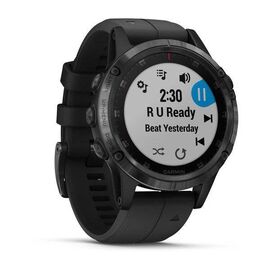 Смарт-часы Garmin fenix 5 Plus Sapphire, GPS Watch, Russia, Black w/Blk Band, 010-01988-15, изображение  - НаВелосипеде.рф