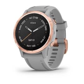 Смарт-часы Garmin fenix 6S Sapphire, GPS Watch, EMEA, Rose Gold w/Gray Band, 010-02159-21, изображение  - НаВелосипеде.рф