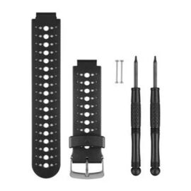 Ремешок сменный Garmin, для Forerunner 230/235/630, черный/белый, 010-11251-82, изображение  - НаВелосипеде.рф