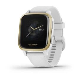 Смарт-часы Garmin Venu Sq NFC, WW, White/Light Gold, 010-02427-11, изображение  - НаВелосипеде.рф