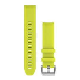 Ремешок Garmin, для MARQ, QuickFit, 22мм, Silicone Strap, Amp Yellow, 010-12738-16, изображение  - НаВелосипеде.рф