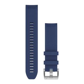 Ремешок Garmin, для MARQ, QuickFit, 22мм, Silicone Strap, Navy Blue, 010-12738-18, изображение  - НаВелосипеде.рф