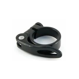 Зажим подседельного штыря Vinca Sport, на эксцентрике, алюминий, диаметр - 28.6 мм, чёрный, VC 22(28.6) black, изображение  - НаВелосипеде.рф