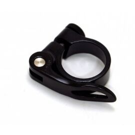 Зажим подседельного штыря Vinca Sport, на эксцентрике, алюминий, диаметр - 31.8 мм, чёрный, VC 22(31.8)  black, изображение  - НаВелосипеде.рф